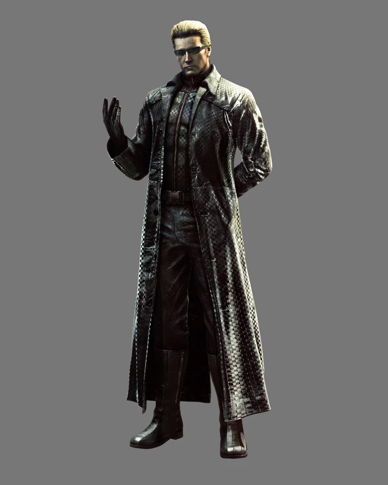 Official CAPCOM artwork of Albert Wesker after Code Veronica