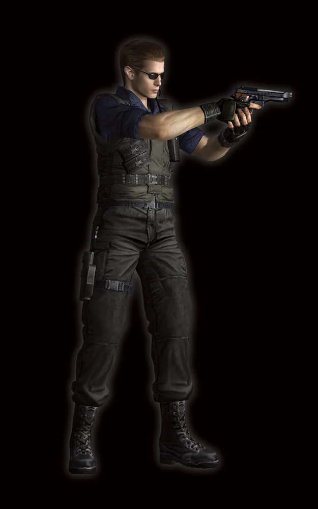 Official CAPCOM artwork of Albert Wesker before Code Veronica