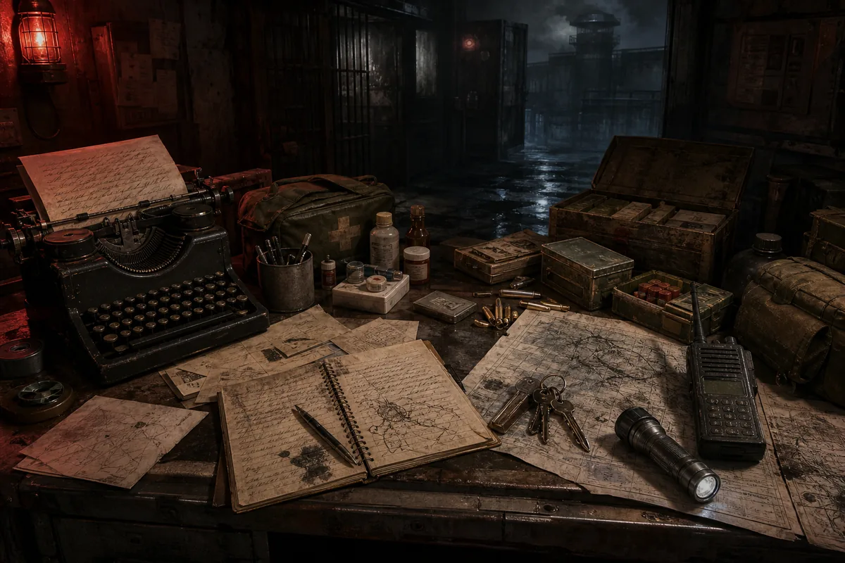 Editorial boss preparation desk for a Resident Evil Code Veronica boss guide