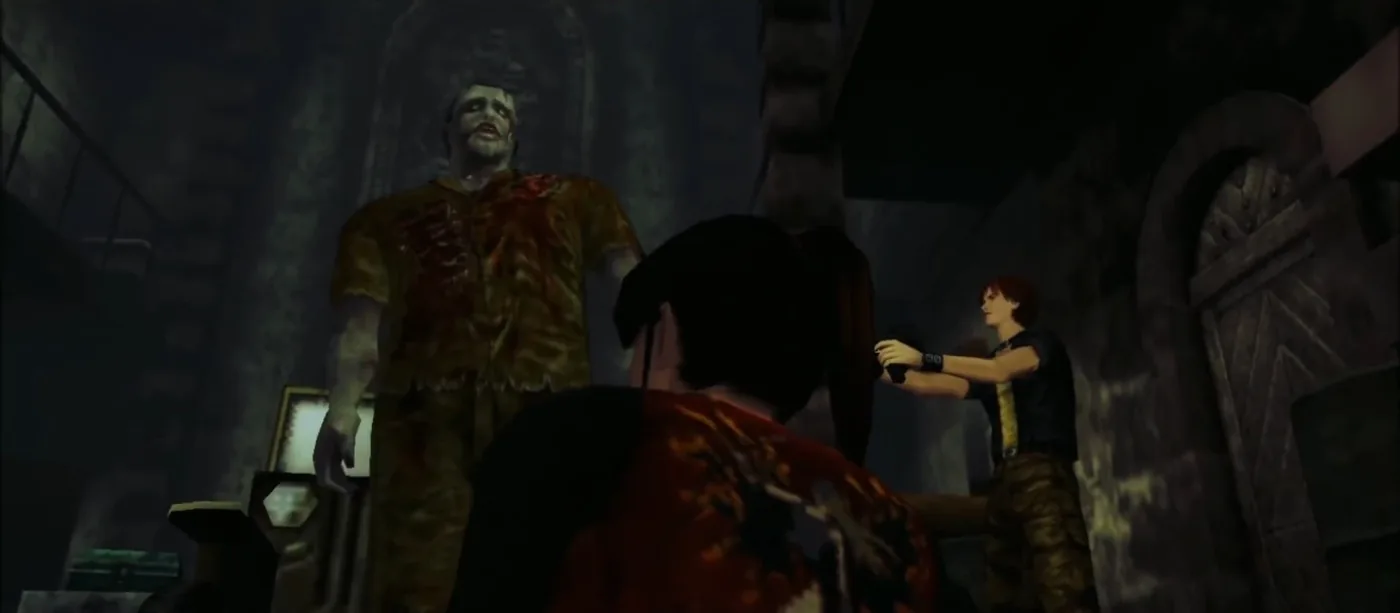 Steve Burnside facing his infected father in a classic Code Veronica scene